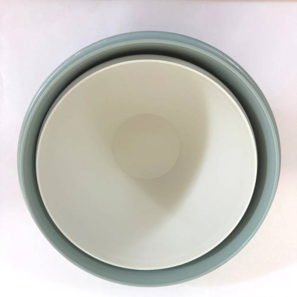 Vintage Tupperware Wonderlier Bowl Set Pastel Green White Lids USA